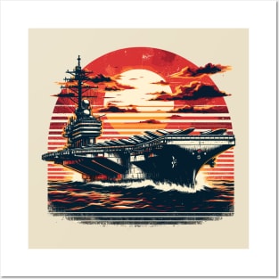 Aircraft carrier Posters and Art